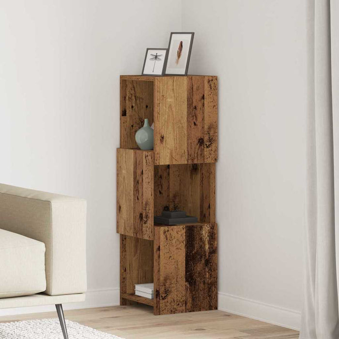 Dulap de colț Lemn vechi 30,5x30x95cm Lemn compozit - WALTI WALTI
