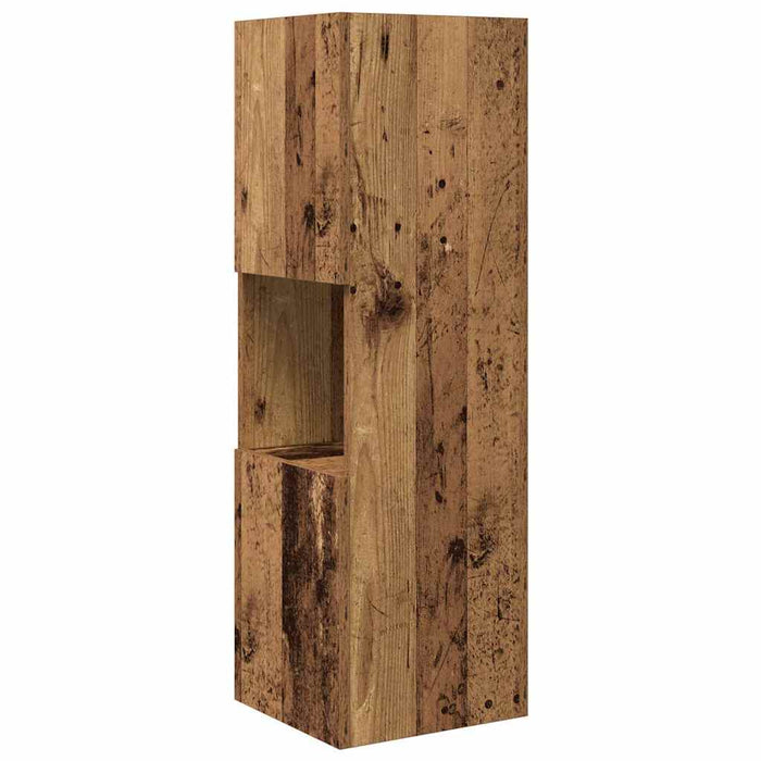 Dulap de colț Lemn vechi 30,5x30x95cm Lemn compozit - WALTI WALTI