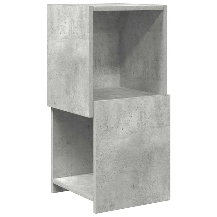 Dulap de colț Gri din beton 30,5x30x65cm Lemn compozit - WALTI WALTI