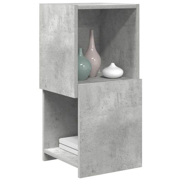 Dulap de colț Gri din beton 30,5x30x65cm Lemn compozit - WALTI WALTI