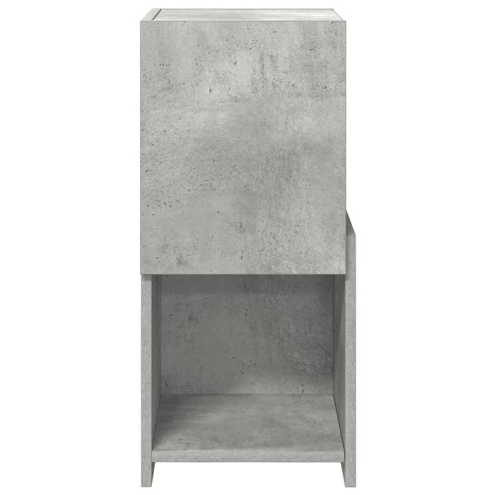 Dulap de colț Gri din beton 30,5x30x65cm Lemn compozit - WALTI WALTI