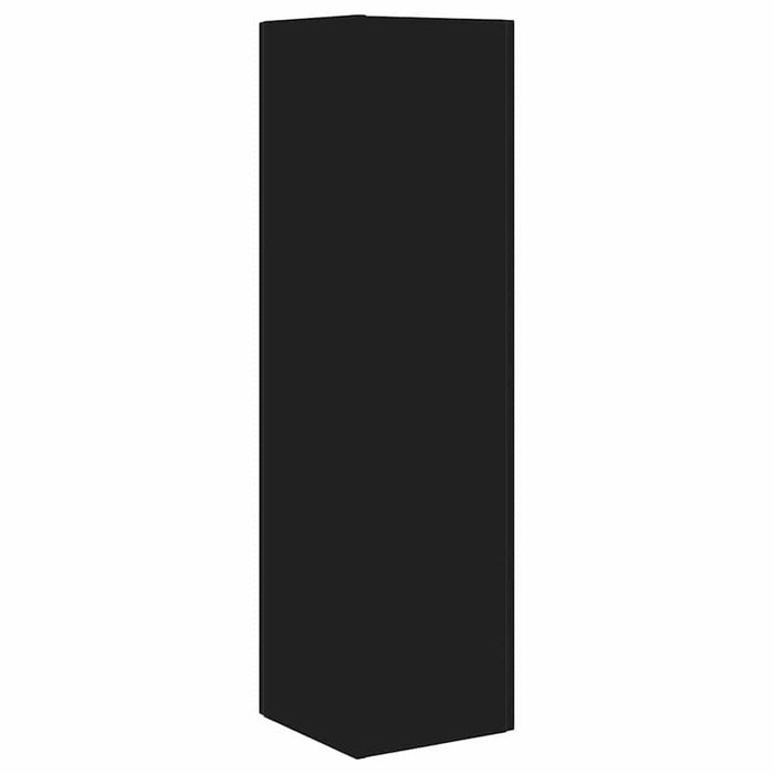 Dulap de colț Negru 27,5x27x102cm Lemn compozit - WALTI WALTI