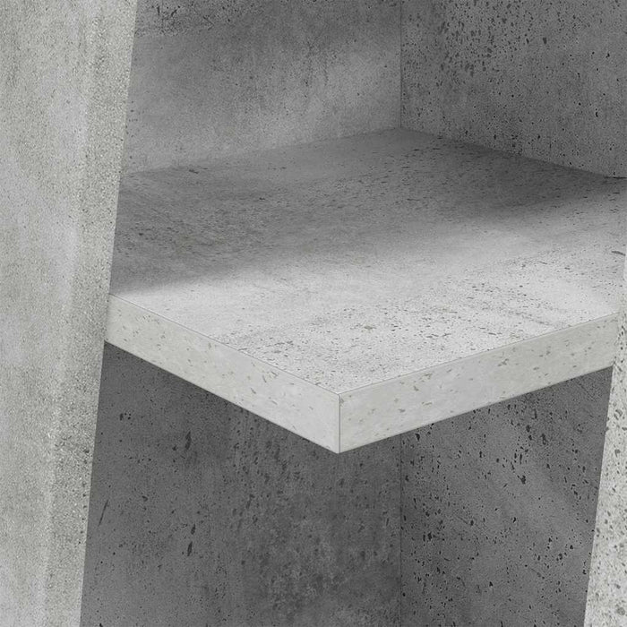 Dulap de colț Gri din beton 27,5x27x102cm Lemn compozit - WALTI WALTI