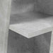 Dulap de colț Gri din beton 27,5x27x102cm Lemn compozit - WALTI WALTI