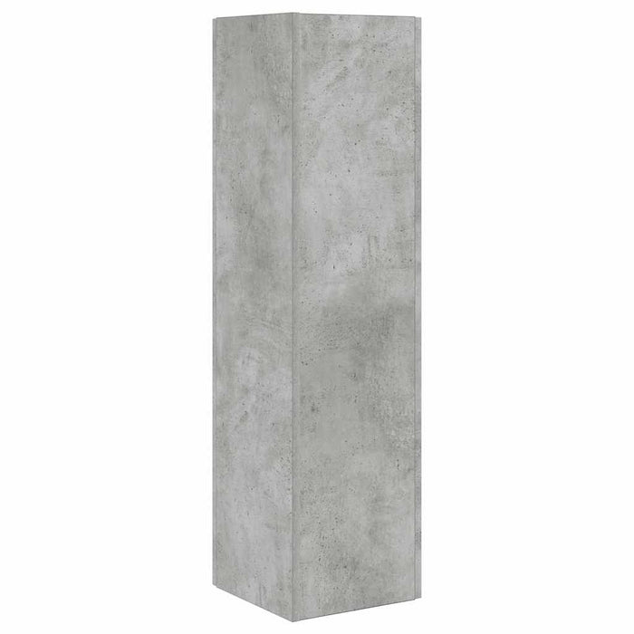 Dulap de colț Gri din beton 27,5x27x102cm Lemn compozit - WALTI WALTI