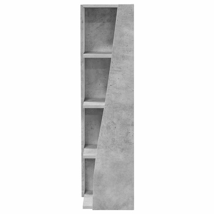 Dulap de colț Gri din beton 27,5x27x102cm Lemn compozit - WALTI WALTI