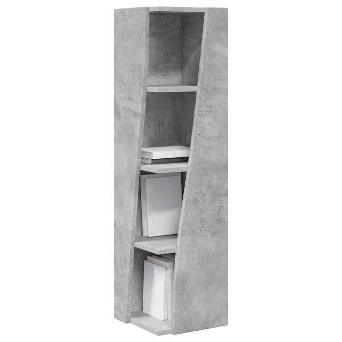 Dulap de colț Gri din beton 27,5x27x102cm Lemn compozit - WALTI WALTI