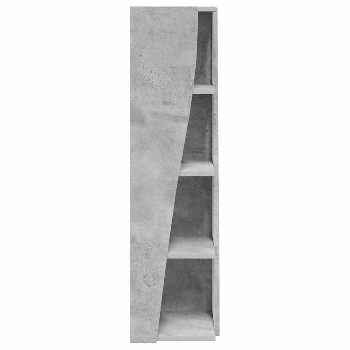 Dulap de colț Gri din beton 27,5x27x102cm Lemn compozit - WALTI WALTI