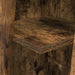 Dulap de colț Stejar fumuriu 27,5x27x102cm Lemn compozit - WALTI WALTI