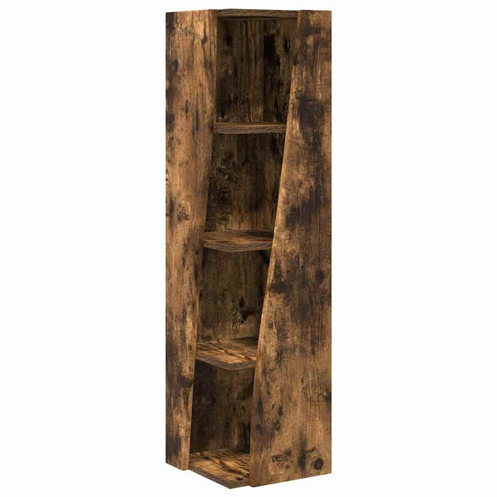 Dulap de colț Stejar fumuriu 27,5x27x102cm Lemn compozit - WALTI WALTI