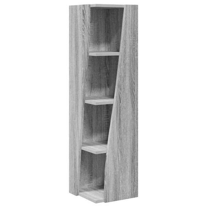 Dulap de colț Gri Sonoma 27,5x27x102cm Lemn compozit - WALTI WALTI