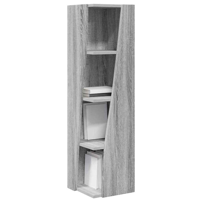 Dulap de colț Gri Sonoma 27,5x27x102cm Lemn compozit - WALTI WALTI