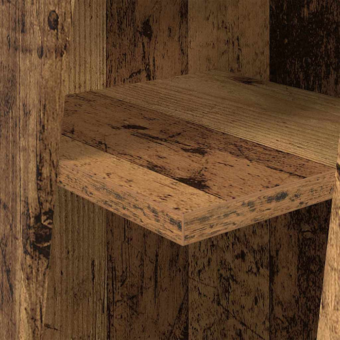 Dulap de colț Lemn vechi 27,5x27x102cm Lemn compozit - WALTI WALTI