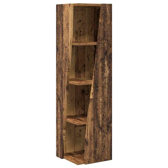Dulap de colț Lemn vechi 27,5x27x102cm Lemn compozit - WALTI WALTI