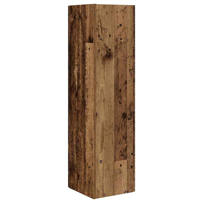 Dulap de colț Lemn vechi 27,5x27x102cm Lemn compozit - WALTI WALTI