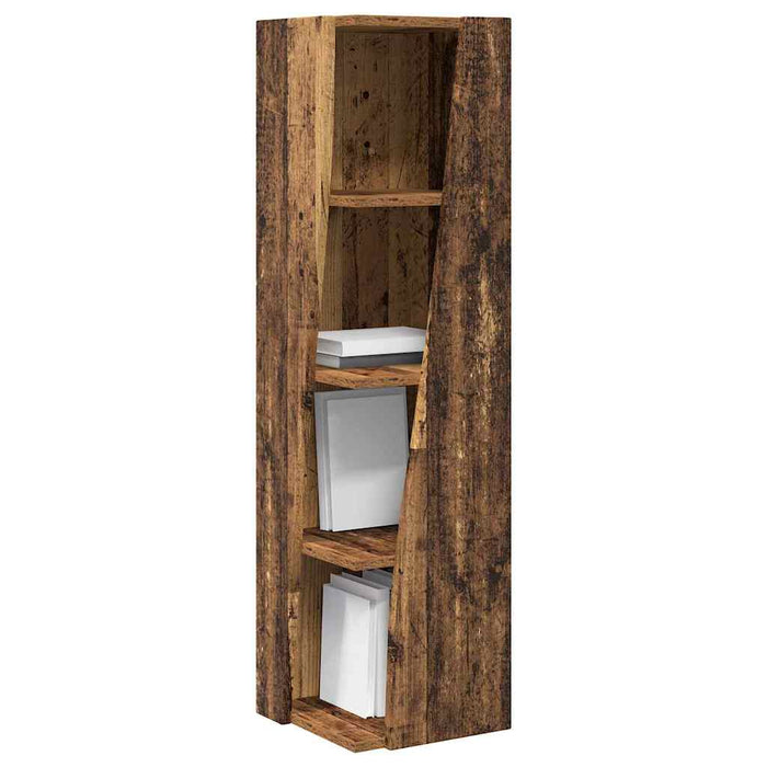 Dulap de colț Lemn vechi 27,5x27x102cm Lemn compozit - WALTI WALTI