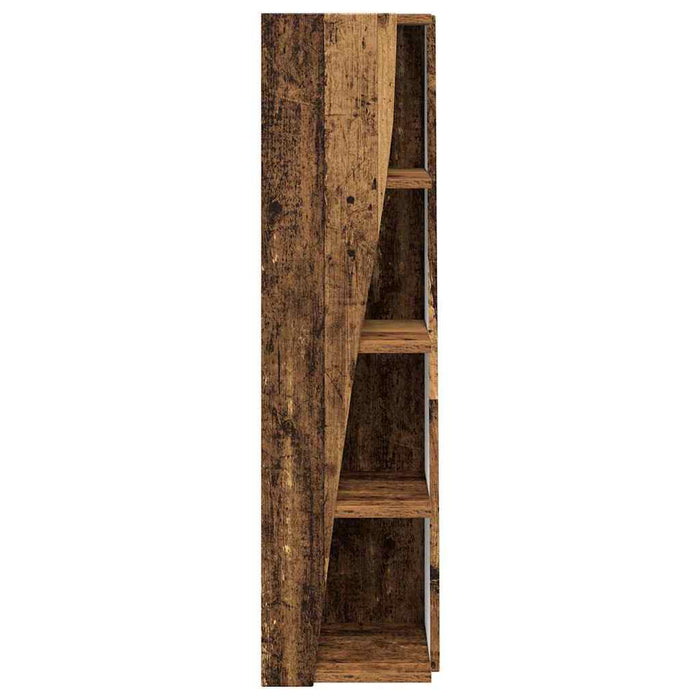 Dulap de colț Lemn vechi 27,5x27x102cm Lemn compozit - WALTI WALTI