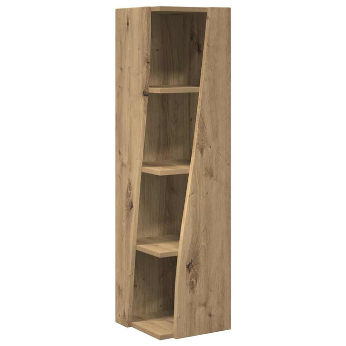 Dulap de colț Stejar Artizanal 27,5x27x102cm Lemn compozit - WALTI WALTI