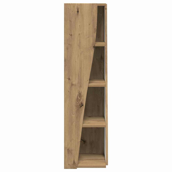 Dulap de colț Stejar Artizanal 27,5x27x102cm Lemn compozit - WALTI WALTI