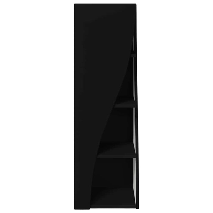 Dulap de colț Negru 32x32x102cm Lemn compozit - WALTI WALTI