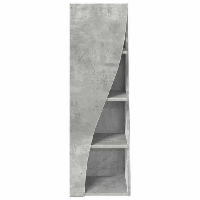 Dulap de colț Gri din beton 32x32x102cm Lemn compozit WALTI