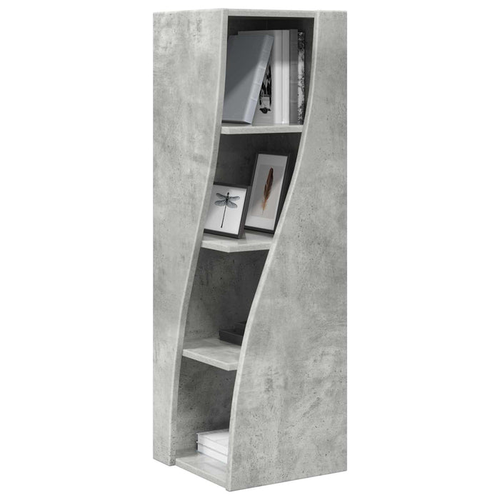 Dulap de colț Gri din beton 32x32x102cm Lemn compozit WALTI