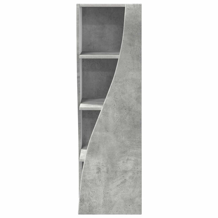 Dulap de colț Gri din beton 32x32x102cm Lemn compozit WALTI
