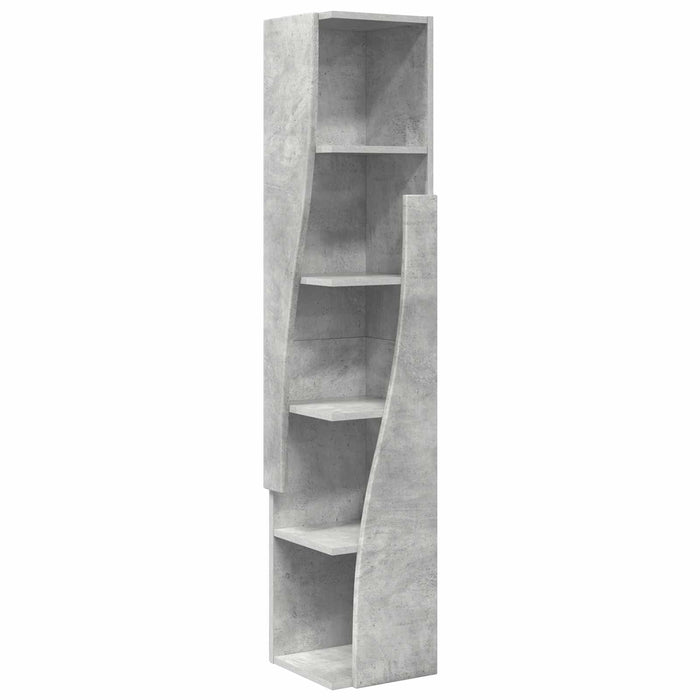 Dulap de colț 27,5x27x140cm Lemn prelucrat Gri din beton WALTI