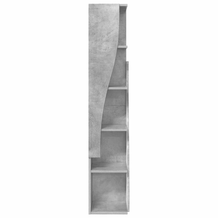 Dulap de colț 27,5x27x140cm Lemn prelucrat Gri din beton WALTI