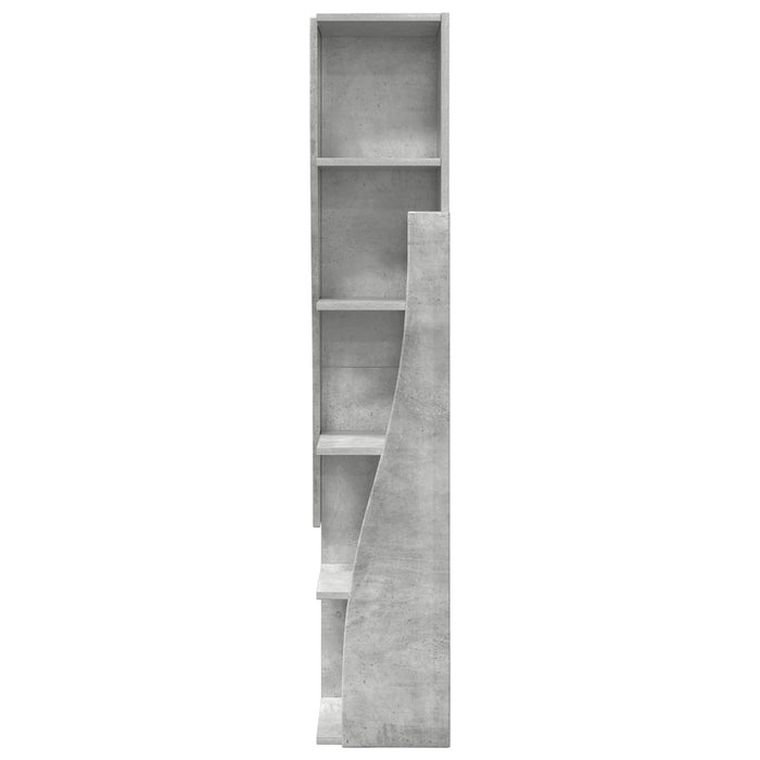 Dulap de colț 27,5x27x140cm Lemn prelucrat Gri din beton WALTI