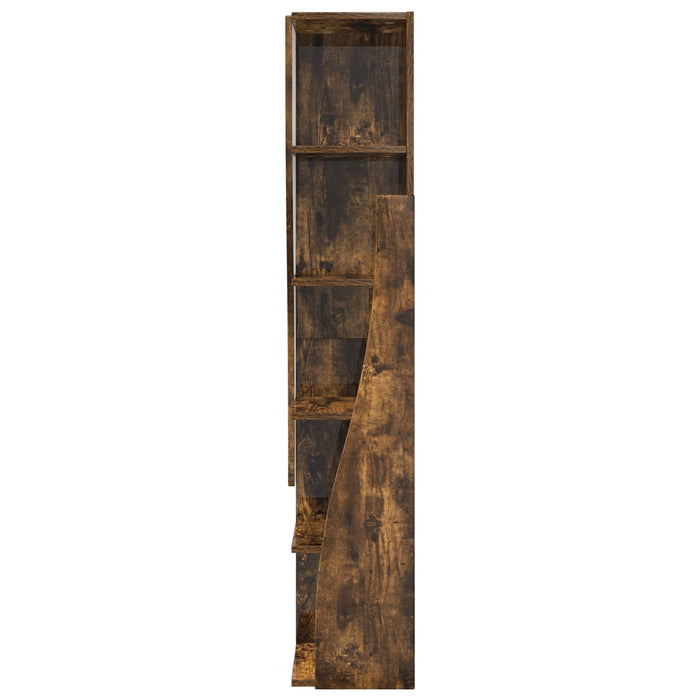 Dulap de colț 27,5x27x140cm Lemn prelucrat Stejar fumuriu WALTI