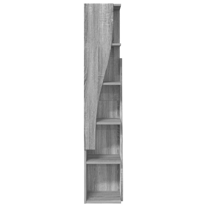 Dulap de colț Gri Sonoma 27,5x27x140cm Lemn compozit - WALTI WALTI