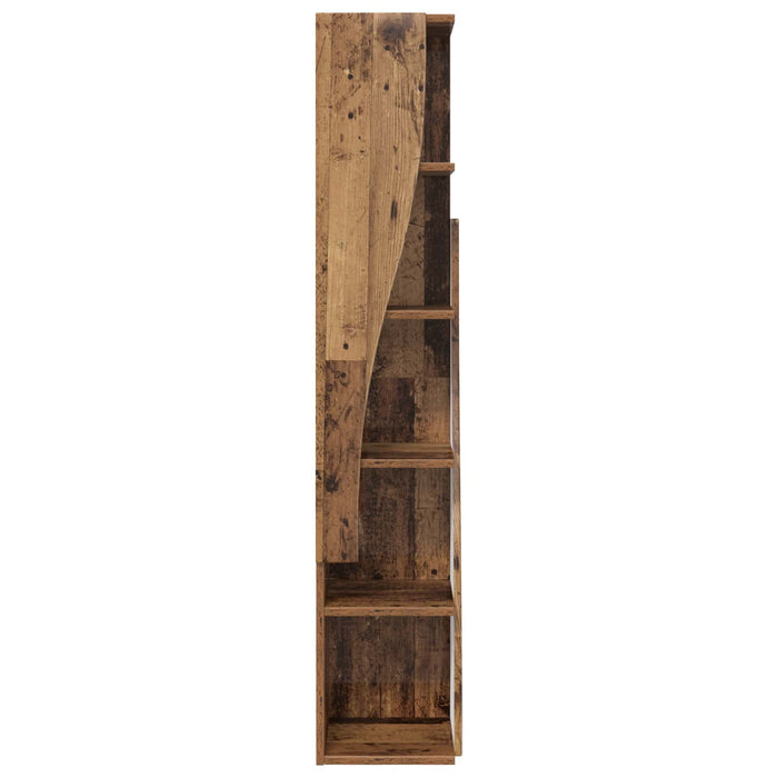 Dulap de colț 27,5x27x140cm Lemn prelucrat Lemn vechi WALTI
