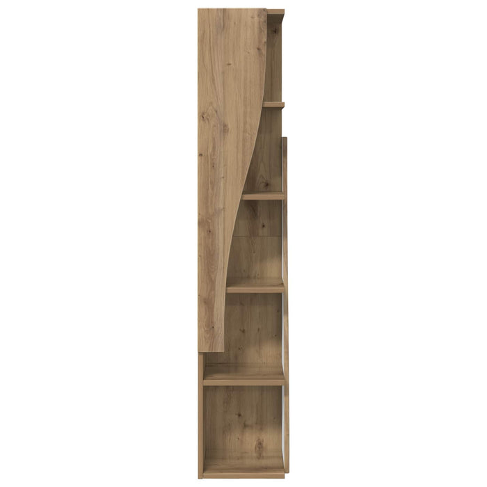 Dulap de colț 27,5x27x140cm Lemn prelucrat Stejar Artizanal WALTI