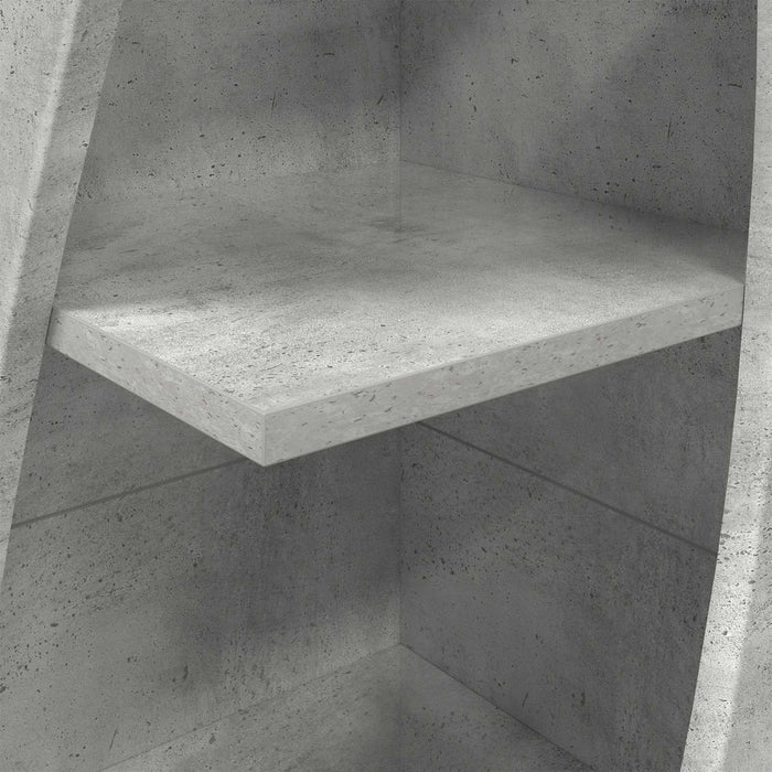 Dulap de colț 32x32x140cm Lemn prelucrat Gri din beton WALTI