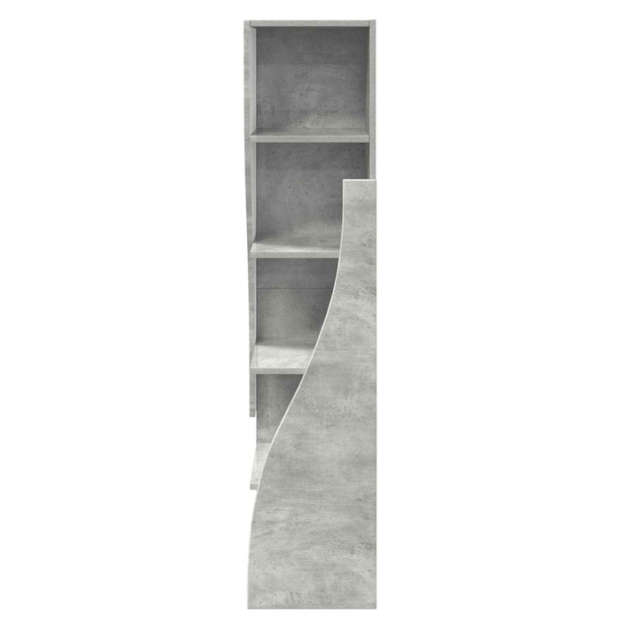 Dulap de colț 32x32x140cm Lemn prelucrat Gri din beton WALTI