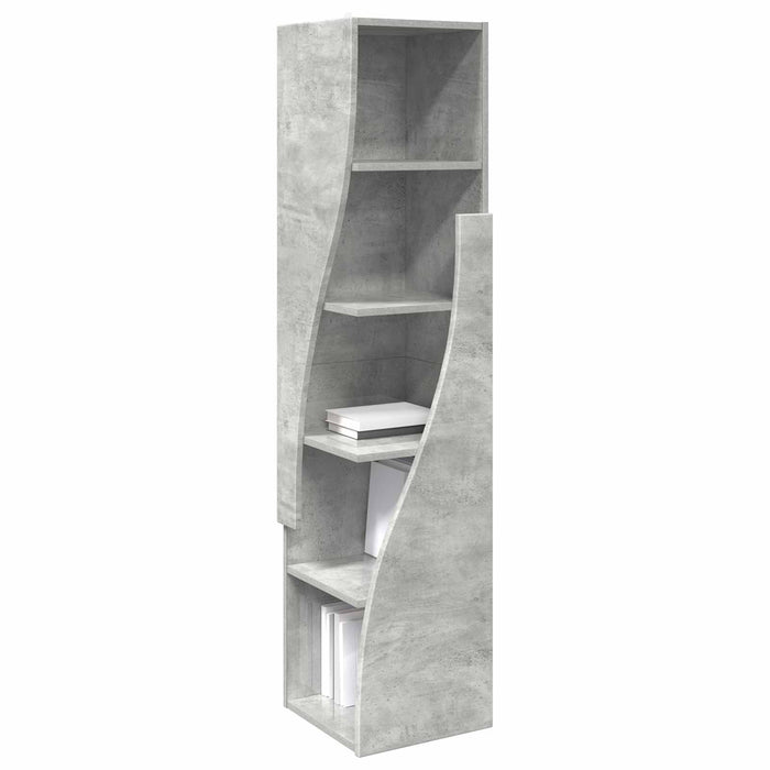 Dulap de colț 32x32x140cm Lemn prelucrat Gri din beton WALTI