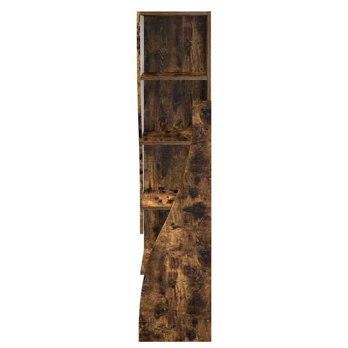 Dulap de colț Stejar fumuriu 32x32x140cm Lemn compozit WALTI