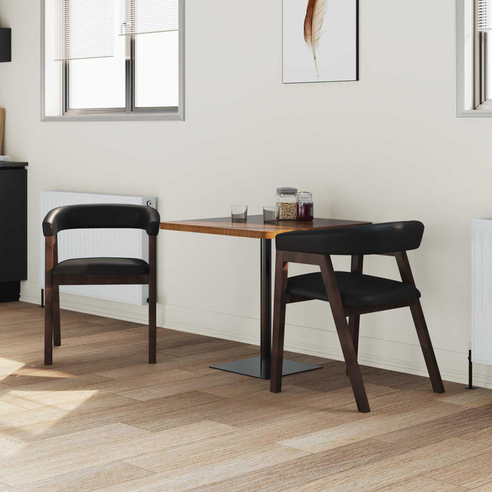 Scaune de dining 2 pcs Maro deschis 54 x 57 x 73 cm - WALTI WALTI