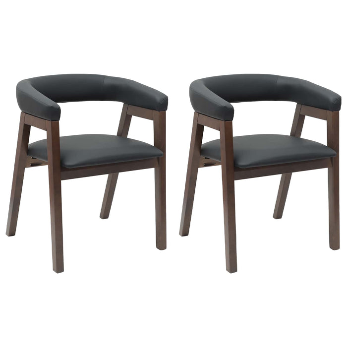 Scaune de dining 2 pcs Maro deschis 54 x 57 x 73 cm - WALTI WALTI