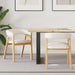 Scaune de dining 2 pcs natural 54 x 57 x 73 cm - WALTI WALTI