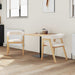 Scaune de dining 2 pcs natural 54 x 57 x 73 cm - WALTI WALTI