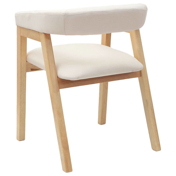 Scaune de dining 2 pcs natural 54 x 57 x 73 cm - WALTI WALTI