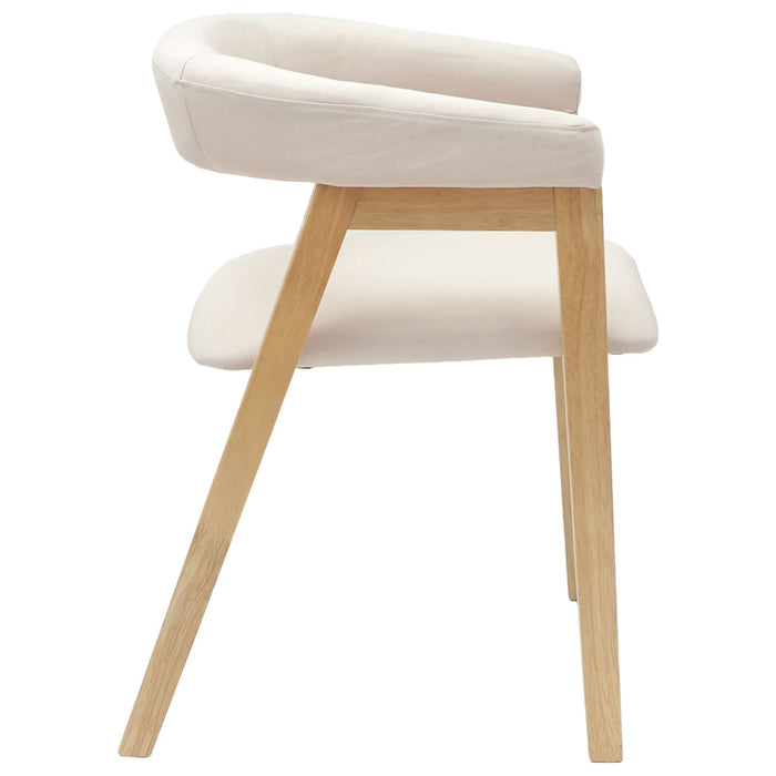 Scaune de dining 2 pcs natural 54 x 57 x 73 cm - WALTI WALTI