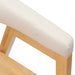 Scaune de dining 2 pcs natural 54 x 57 x 73 cm - WALTI WALTI