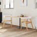 Scaune de dining 2 pcs natural 54 x 57 x 73 cm - WALTI WALTI