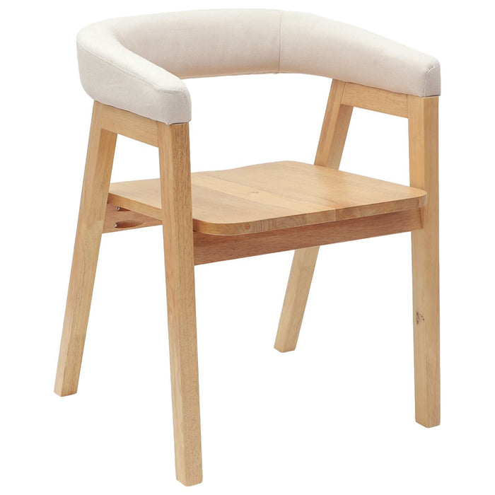 Scaune de dining 2 pcs natural 54 x 57 x 73 cm - WALTI WALTI