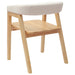 Scaune de dining 2 pcs natural 54 x 57 x 73 cm - WALTI WALTI