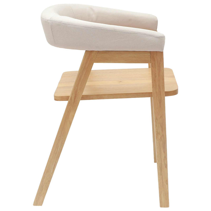 Scaune de dining 2 pcs natural 54 x 57 x 73 cm - WALTI WALTI