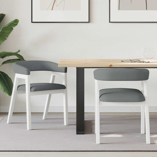 Scaune de dining 2 pcs Alb 54 x 57 x 73 cm - WALTI WALTI